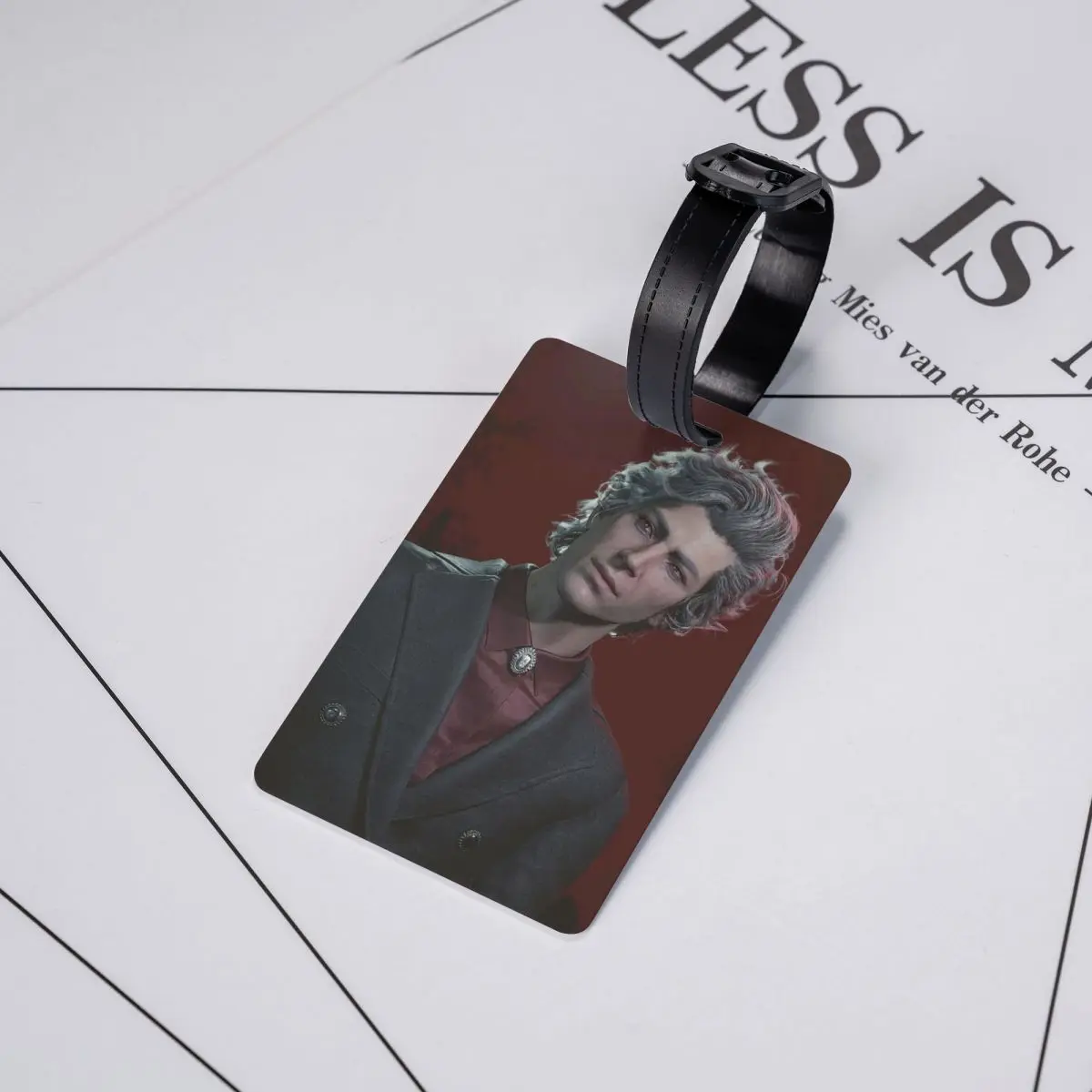 

Baldur's Gate 3 Astarion Vampire Character Luggage Tags Suitcase Accessories Travel Baggage Boarding Tag Label Holder ID Name