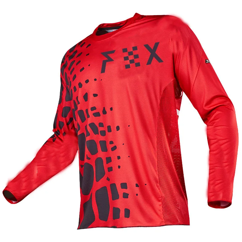 FHX New Downhill Jersey Motocross Shirt Moto Cross Country Polera Mtb Jersey Motorcycle Mountain Bike Long Sleeve Sweatshirt