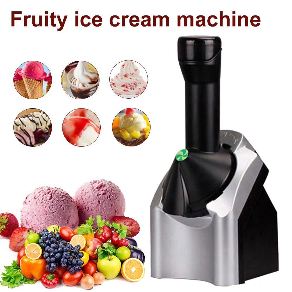 Ice Cream Machine Household Automatic Fruit Ice Cream Maker Frozen Fruit Dessert Milkshake Machine Ice Cream Tools