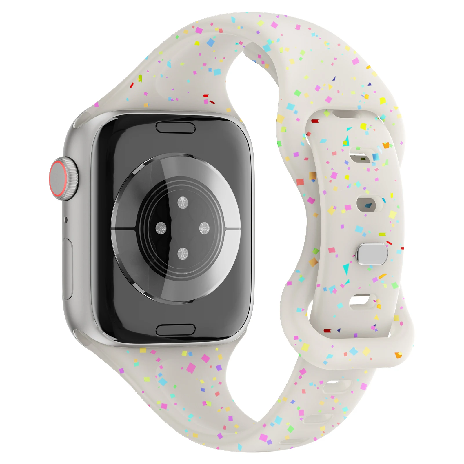 Correa de silicona fina para Apple watch, pulsera de 40mm, 41mm, 45mm, 44mm, 38mm, 49mm, 42mm, 46mm, Series iwatch 10, 9, 8, 7, 6, 3 SE Ultra 2