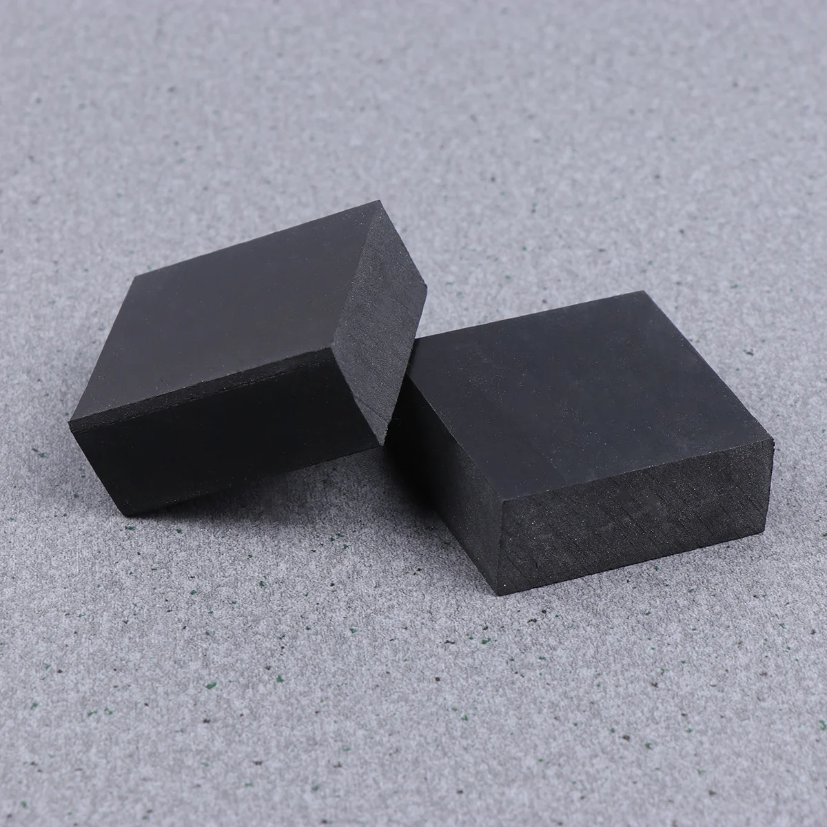 

12Pcs Rubber Cushion Buffer Shock Absorption Black 5x5x1cm for Machinery Home Industrial Floor Protection Noise Dampening