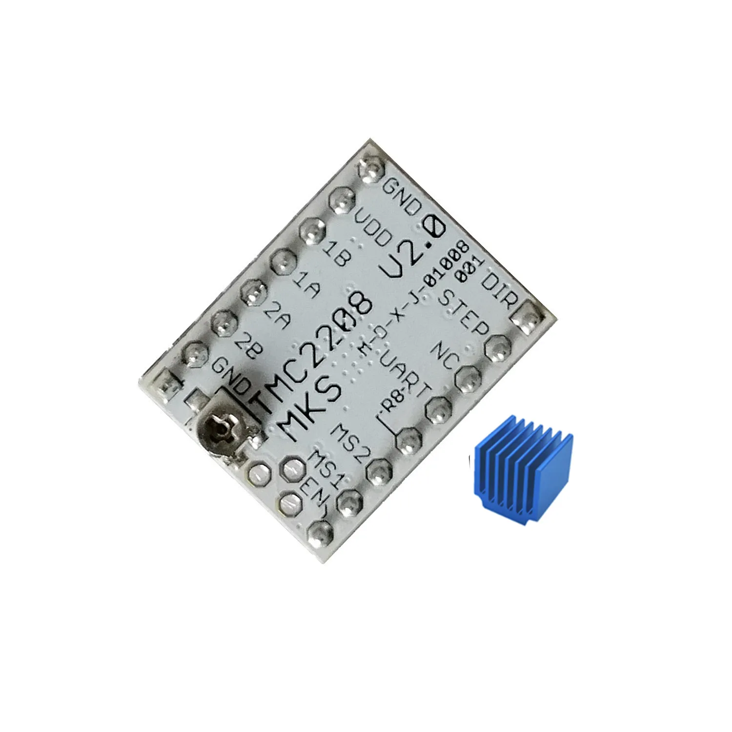 TMC2208 stepping motor driver board Nema 17 step module MKS TMC 2208 implements cnc stepper driver parts heatsink