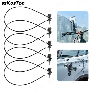 Anti-lost Wire Rope Safety Rope For GoPro 12 11 10 9 8 SJCAM AKASO Insta360 X4 X3 DJI Osmo Action 4 Pocket 3 Camera Accessories