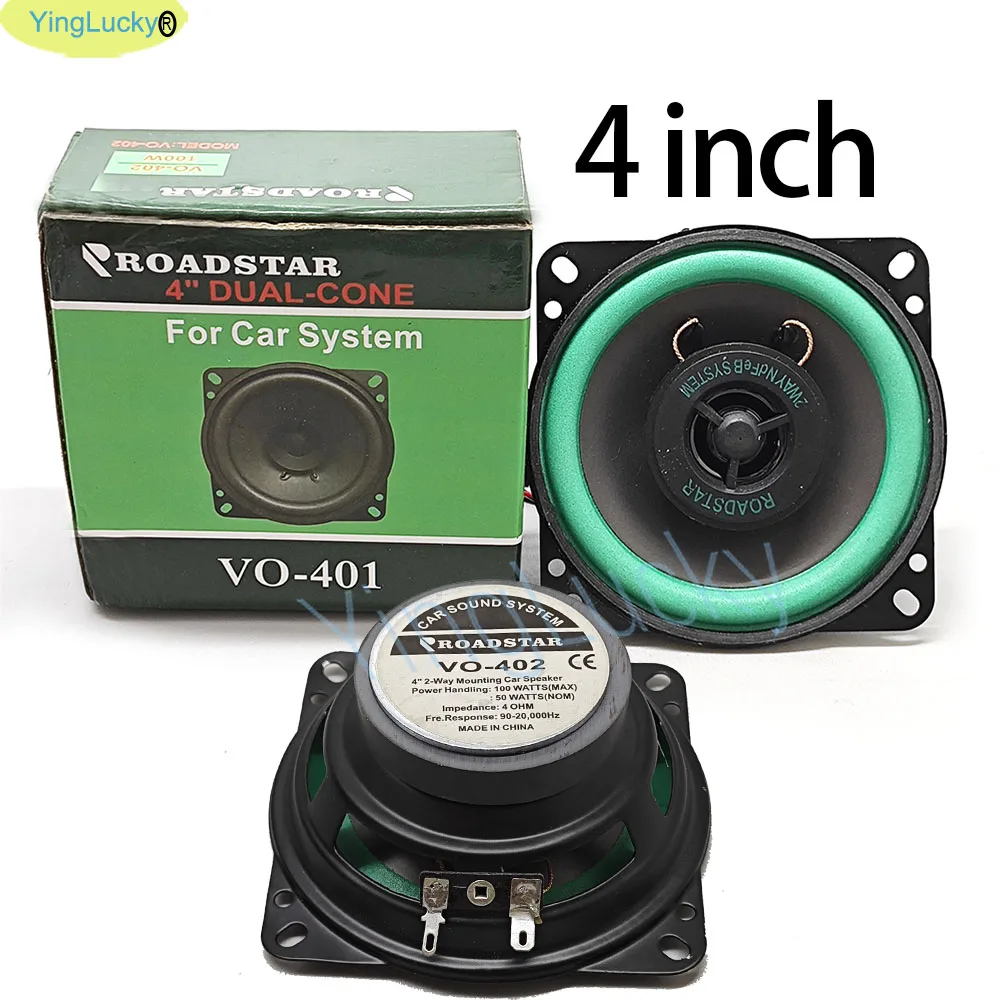 

4 Inch Arcade Speakers Coaxial Automotive Audio HiFi Music Full Range Frequency for Arcade Game Consoles, Pachinko Machines