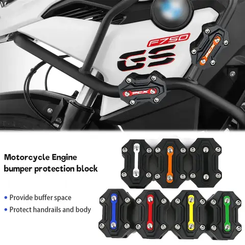 PCX 125 150 160 PCX125 PCX150 PCX160 2012-2024 오토바이 7 색 엔진 크래시 바 보호 범퍼 장식 가드 블록