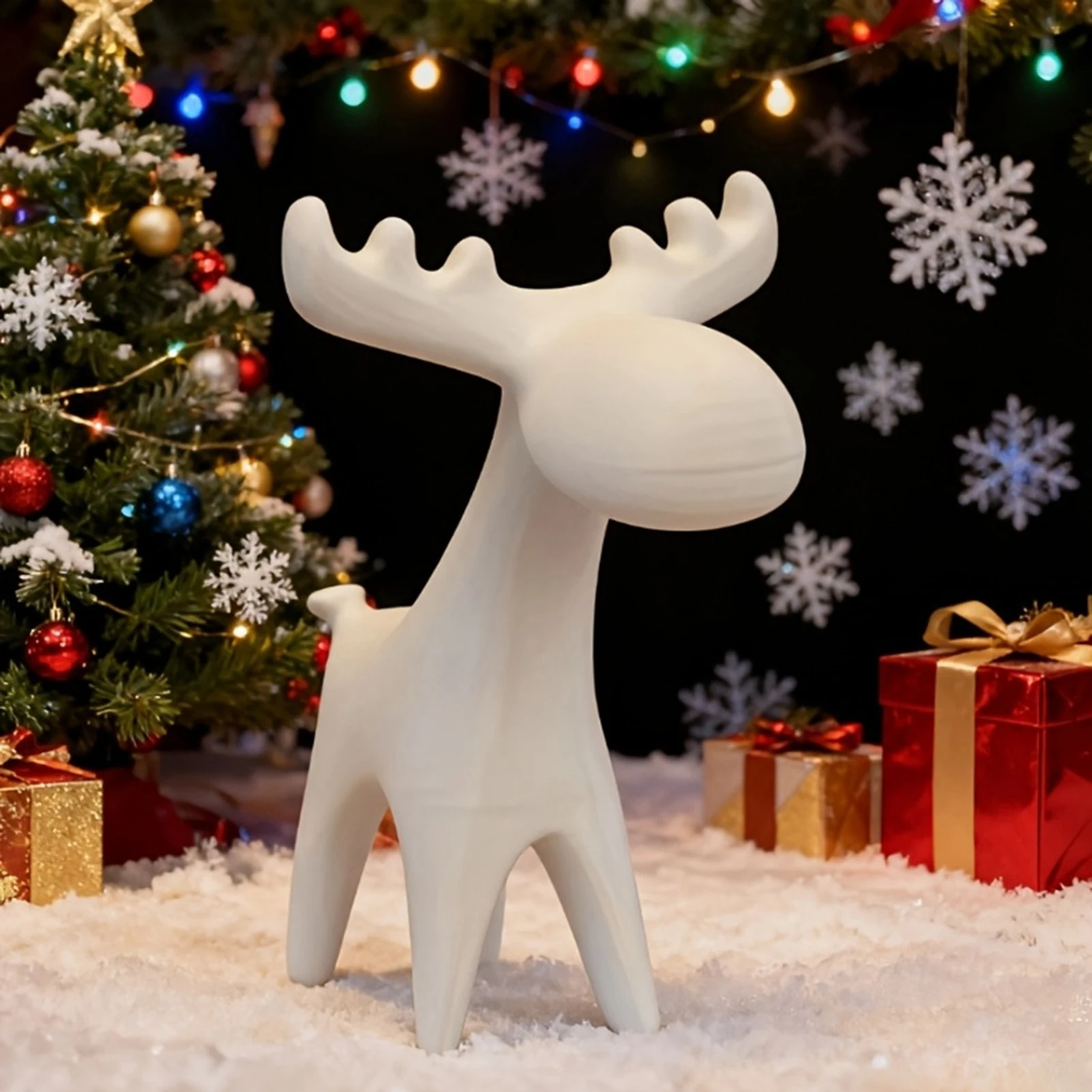 Tv Art And Craft - 1 Stück Hirsch-Skulptur Künstlerische Moderne Figur