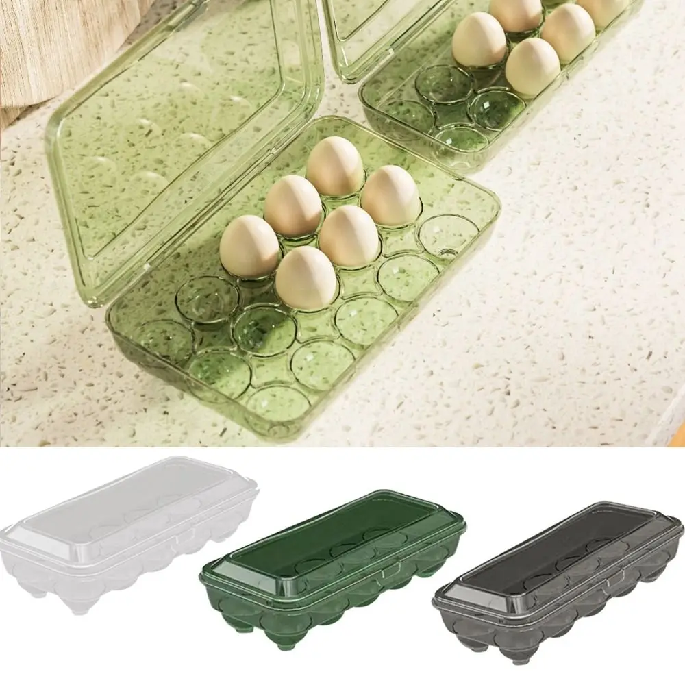 

Plastic Eggs Storage Box Stackable with Lid Rolling Egg Holder Egg Storage Container Fridge