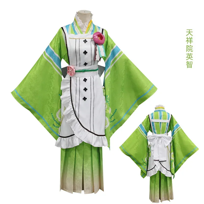 

AIAI 2025Новый ансамбль звезд кимоно платье с хвостом Хэллоуин Тори Химемия Ширина Ники Tenshouin Eichi Shino косплей костюм для