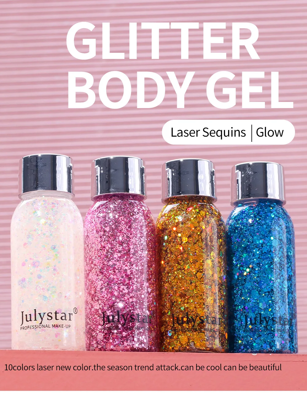 Glitter lantejoulas gel sombra creme rosto cristal lantejoulas gel shimmer alto brilho sombra de olho prego cabelo glitter gel palco maquiagem