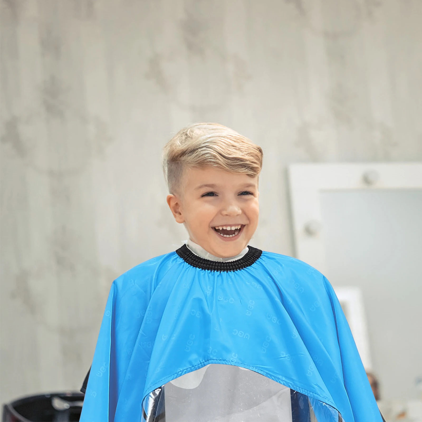 

Kids Hairdressing Waterproof Polyester Salon Haircut Cape Home Styling Barber Kids Haircut Cape Cloth Apron Hair Care Tool