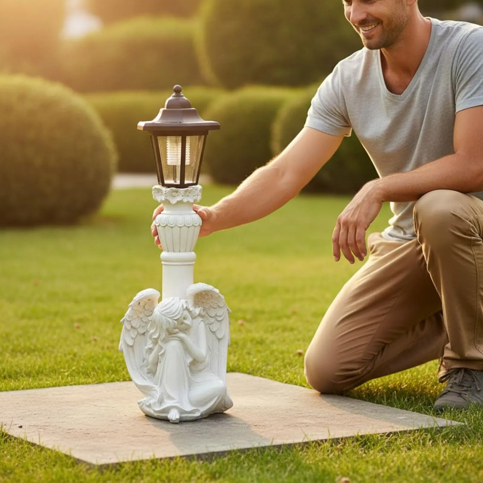 

Solar Elephant Statue Good Luck Elephant Garden Decor Welcome Garden Light LED Lights Yard Ornament Cute Creature Design