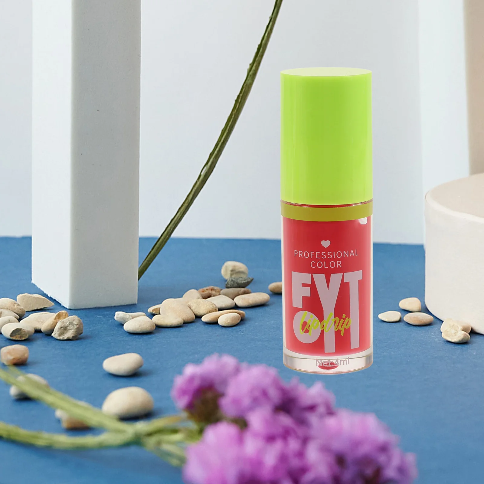 ملمع زيت الشفاه عالي اللمعان تركيبة ممتلئة مرطبة غير لزجة للارتداء طويل الأمد لون التوت العميق تعزيز الشفاه الطبيعية #3