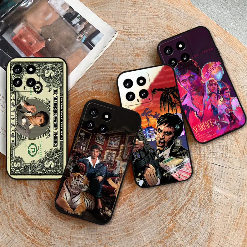 Film Scarface 1983 Phone Case For Xiaomi POCO F5 F4 F3 F2 F1 X5 X4 X3 X2 M5 M4 M3 M2 GT PRO NFC 4G 5G Silicone Shockproof Cover