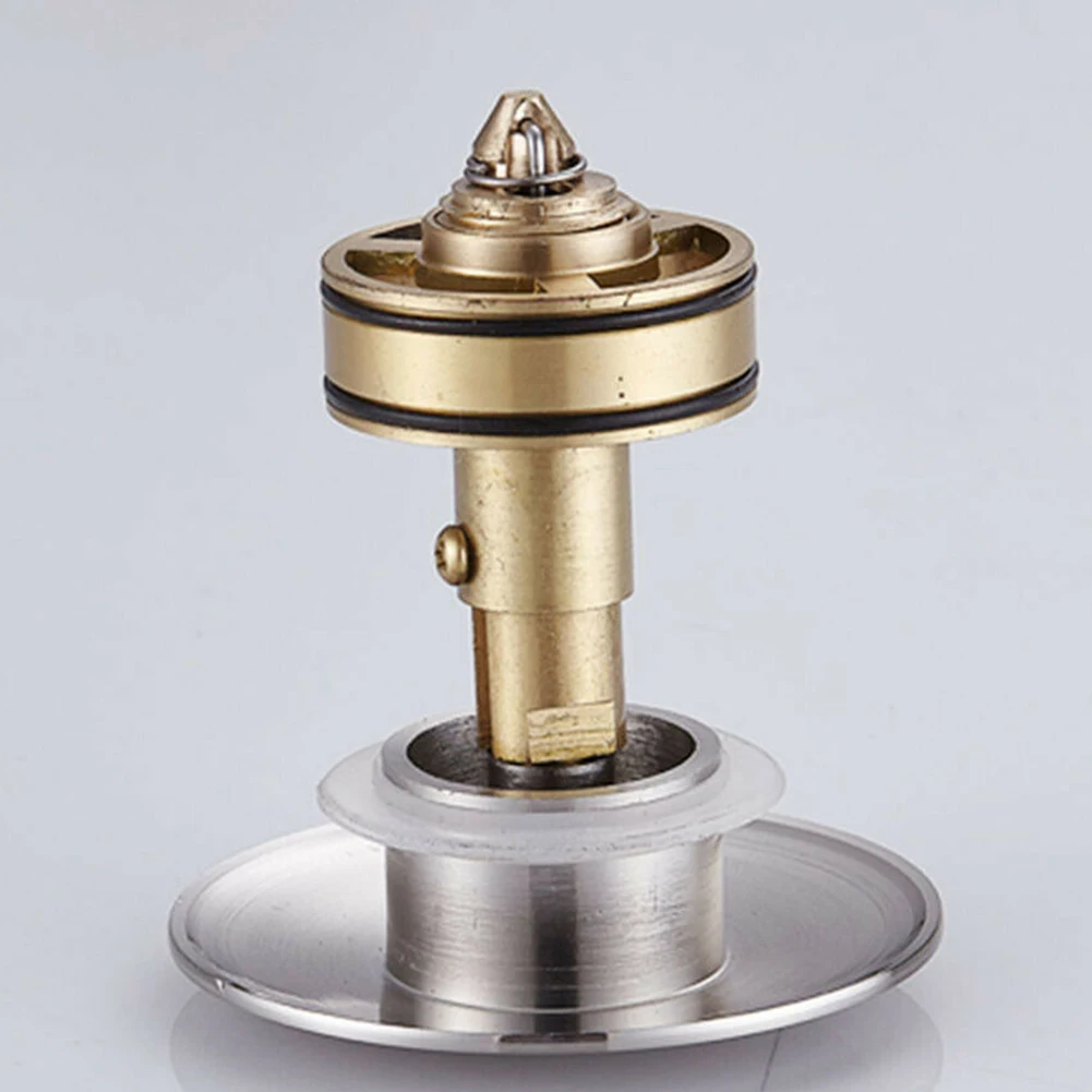 1/2PCS Spring Plug/Bounce Valve Basin Sink Bath Replacement Waste Easy Up Click Clack Plug Bolt Spring Replace Bathroom Supplies image 4