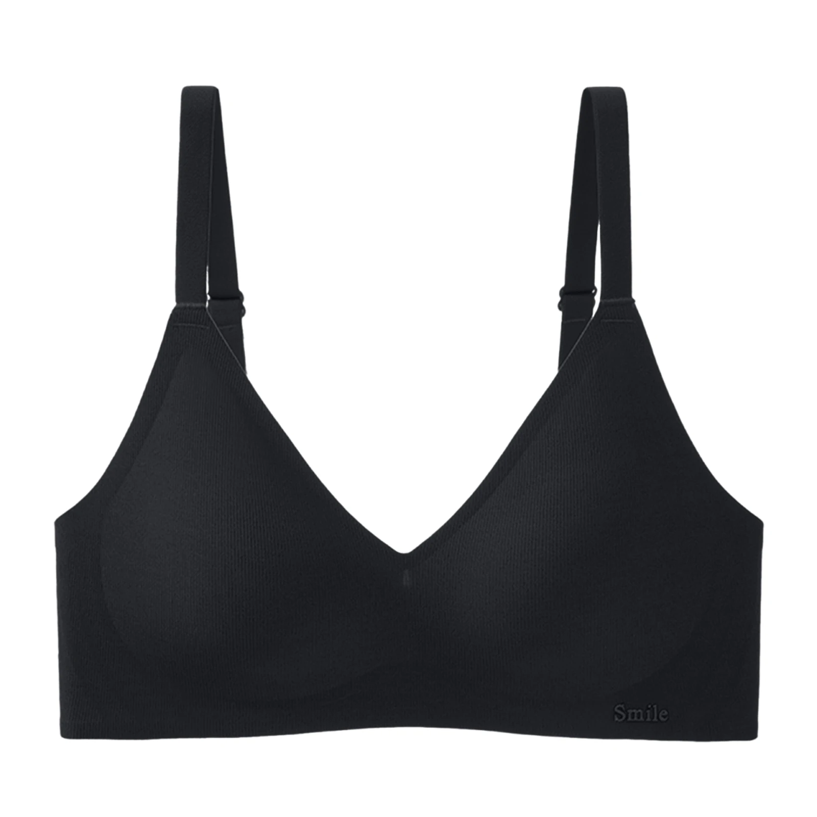 Confortável feminino geléia macia sem costura suporte close-fitting sem anel de aço roupa interior macio sutiã fino roupa interior amigável à pele