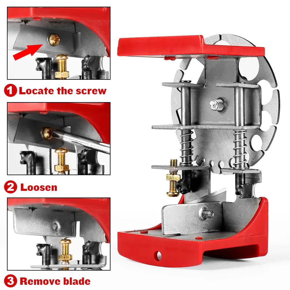 Portable Cable Peeler Electric Wire Demolisher Wire Stripping Machine Handheld Wire Quick Stripper Wire Manual Tool and blade