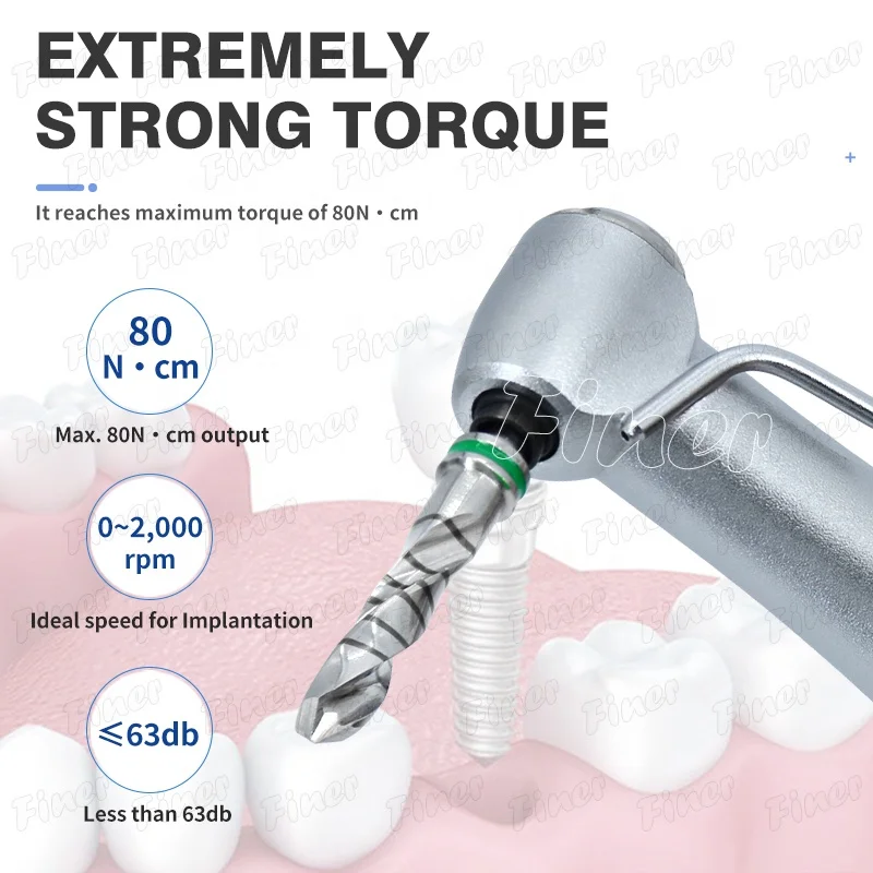 Detachable 20-1 contra angle handpiece De ntal imp lant handpiece