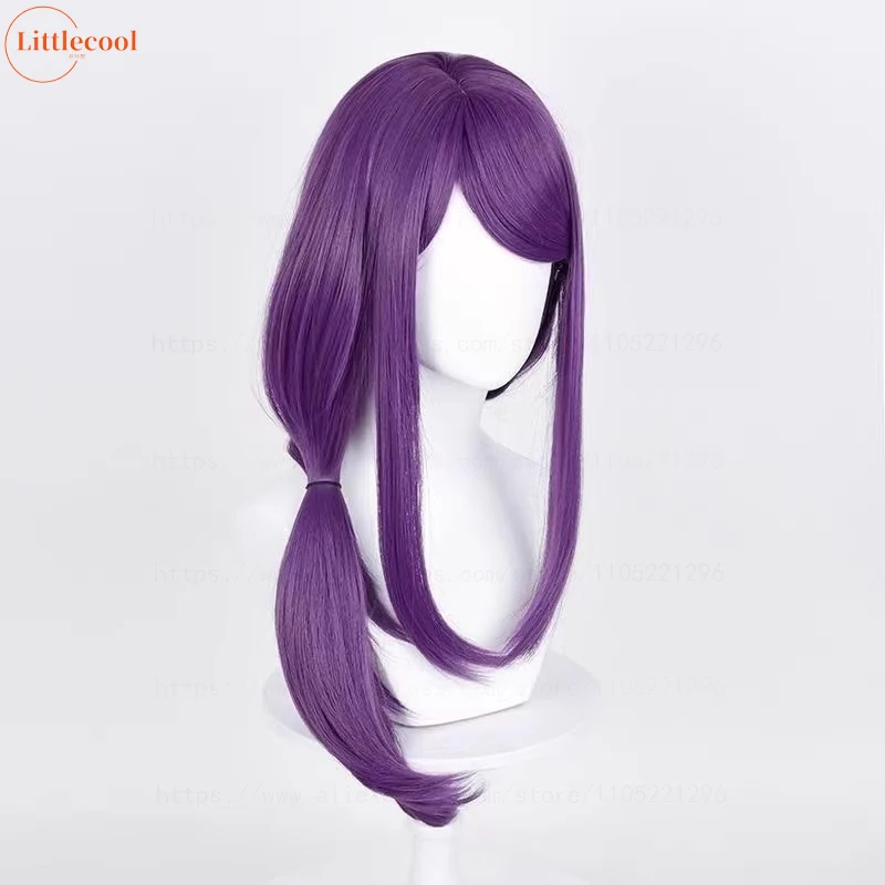High Quality Kamishiro Rize Cosplay Wig 70cm Purple Heat Resistant Synthetic Hair Rize Kamishiro Wigs + Wig Cap image 3