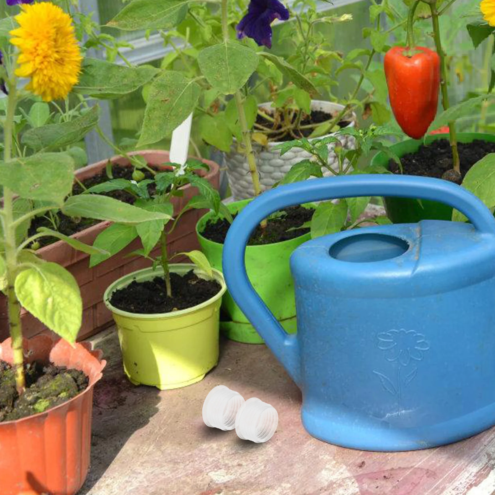 

10Pcs Vegetable Box Stopper Plastic Round Reusable Plugs for Flower Pots Balcony Garden Planter Accessories Waterproof