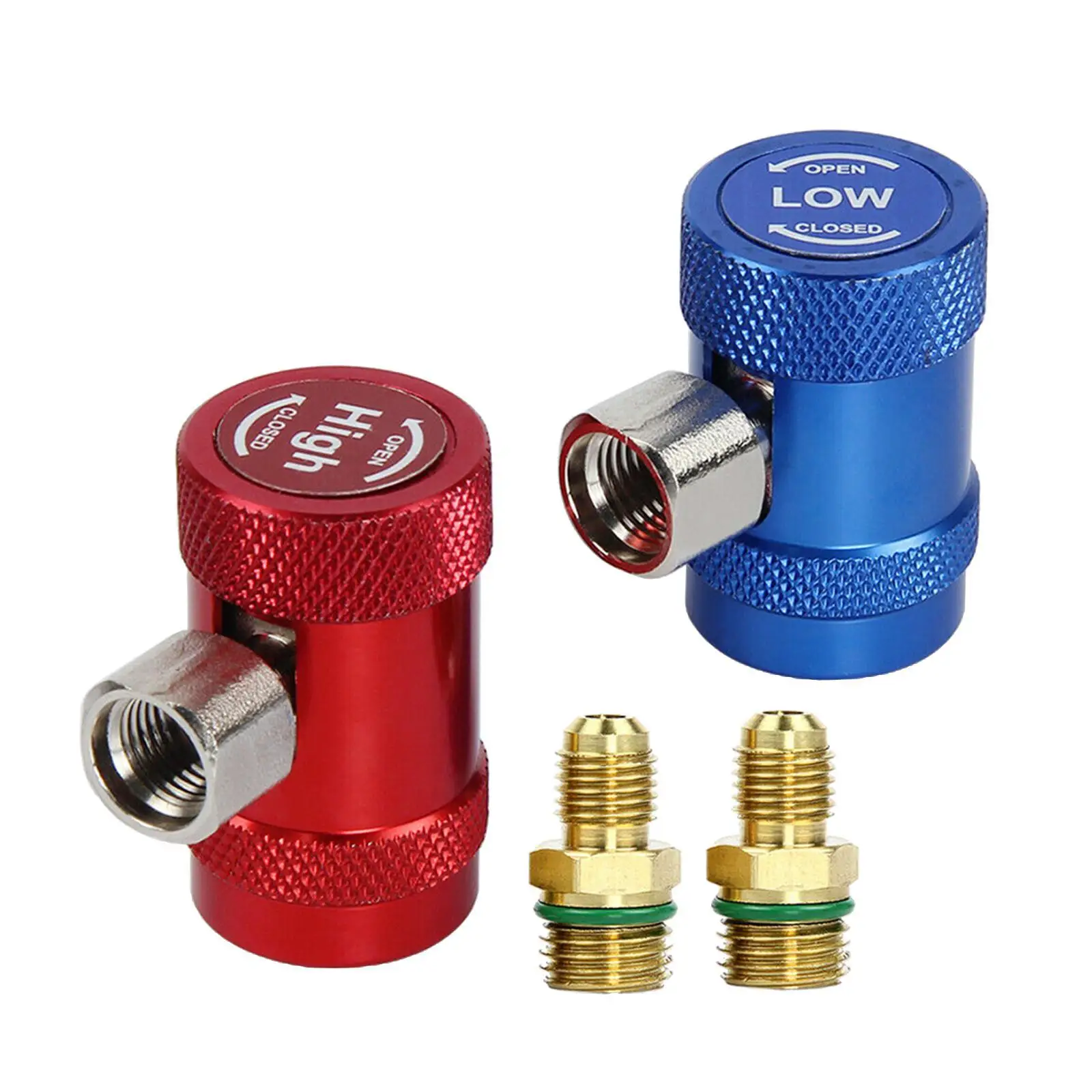 

R1234yf быстроразъемные соединители с наружной резьбой 1/4 дюйма, набор из 2 штук