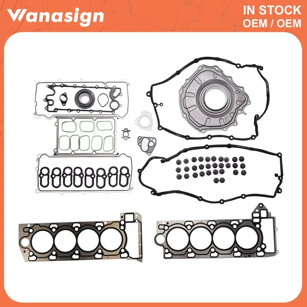 

Engine Full Gasket Set Fit 5.0 L For Land Rover Discovery Range Rover Sport Jaguar XE XF XJ AJ133 508PS 508PN 5.0L V8 GAS 09-23