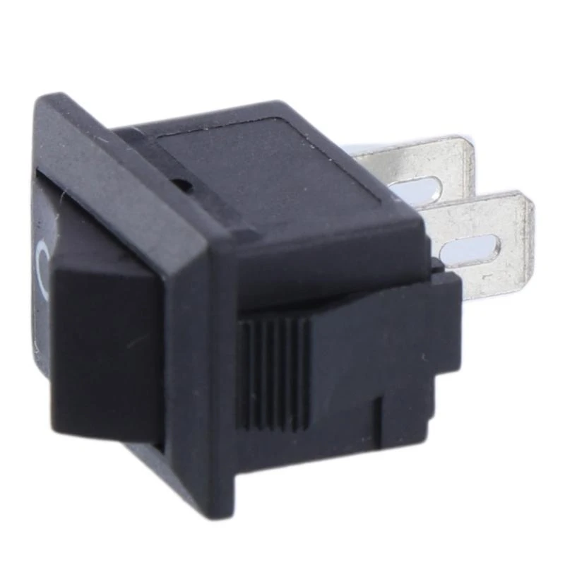 F92C Zwart Wit aan/uit Rechthoek Auto Boat-knop KCD1-2PIN 250V 3A NIEUW