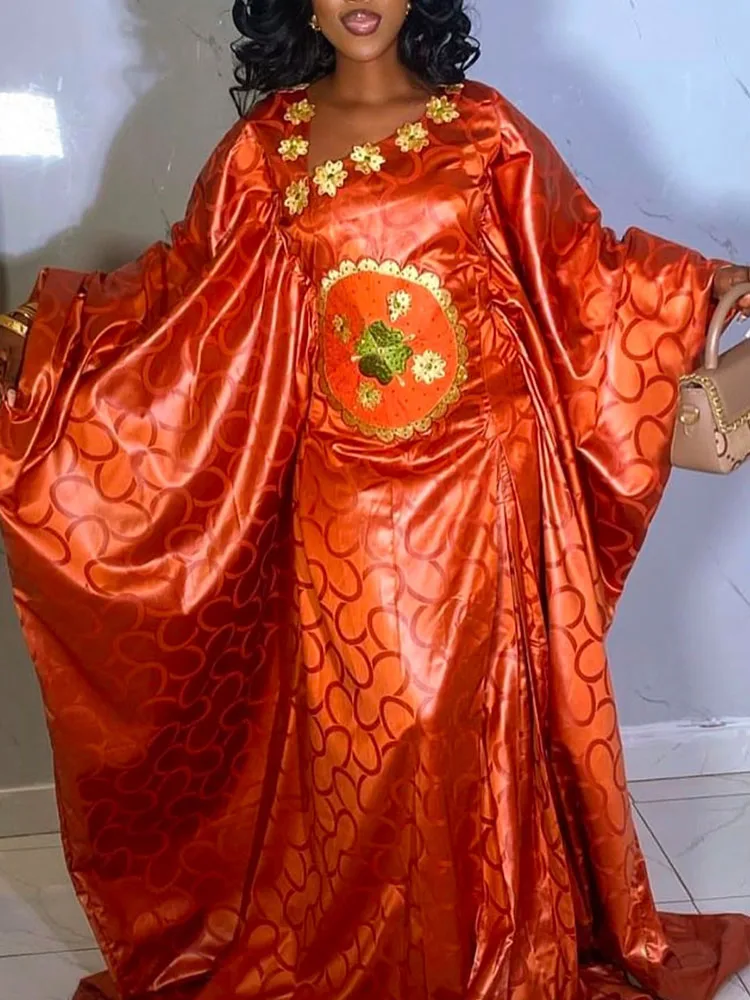 

African Bazan Style Custom New Dress Print Elegant Classic Plus Size Fit Four Seasons Memorial Ceremony Gown