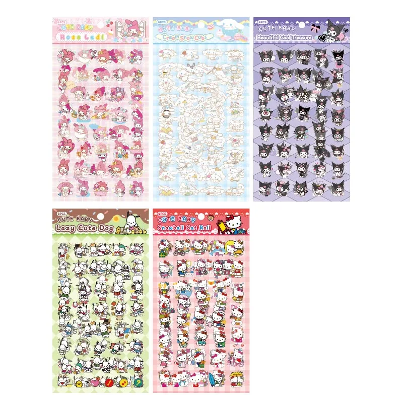 

20pack/ лот Sanrio мелодии куроми Пэт стикеры милые Kitty Pochacco Scrapbooking DIY дневник декоративные стикеры альбом Stick Label