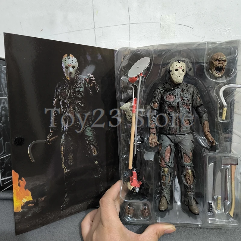 ฟิกเกอร์แอคชั่น Jason Voorhees จากภาพยนตร์ Friday the 13th ภาคใหม่ (Part VII A New Blood) ของ NECA ของสะสมวันเกิด ของเล่นตุ๊กตา ของขวัญ