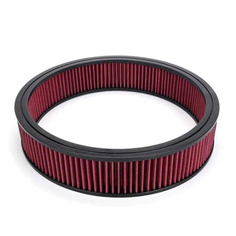 【WHILE SUPPLIES LAST】High Flow Round Air Filter Replacement Washable Air Cleaner Intake Filter For Hot Rod 14X3in Air Fi