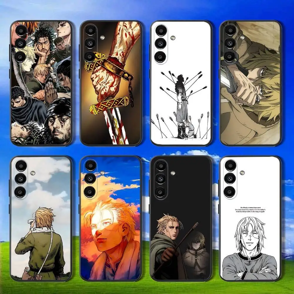 

V-Vinland S-Sagas Manga Phone Case For Samsung Galaxy A13,A21s,A22,A31,A32,A52,A53,A71,A80,Soft Black Shell