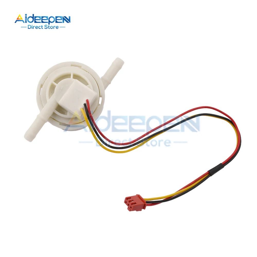 DC 5V Water Flow Sensor Methanol Alcohol Flow Meter Hall Switch NPN Signal For Coffee Machines And Water Dispensers 0.2-2.5L/min