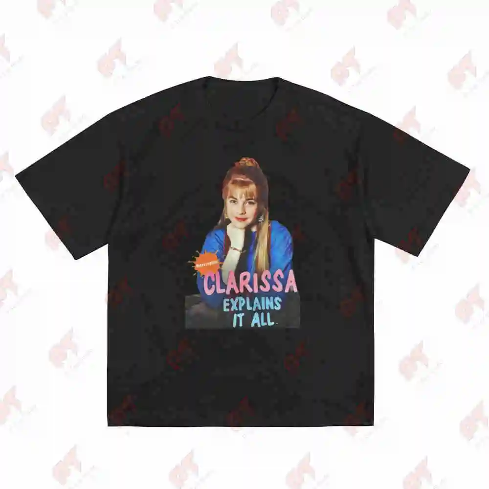 Clarissa Explains It All Short Sleeve Tee 100% Cotton T-Shirt