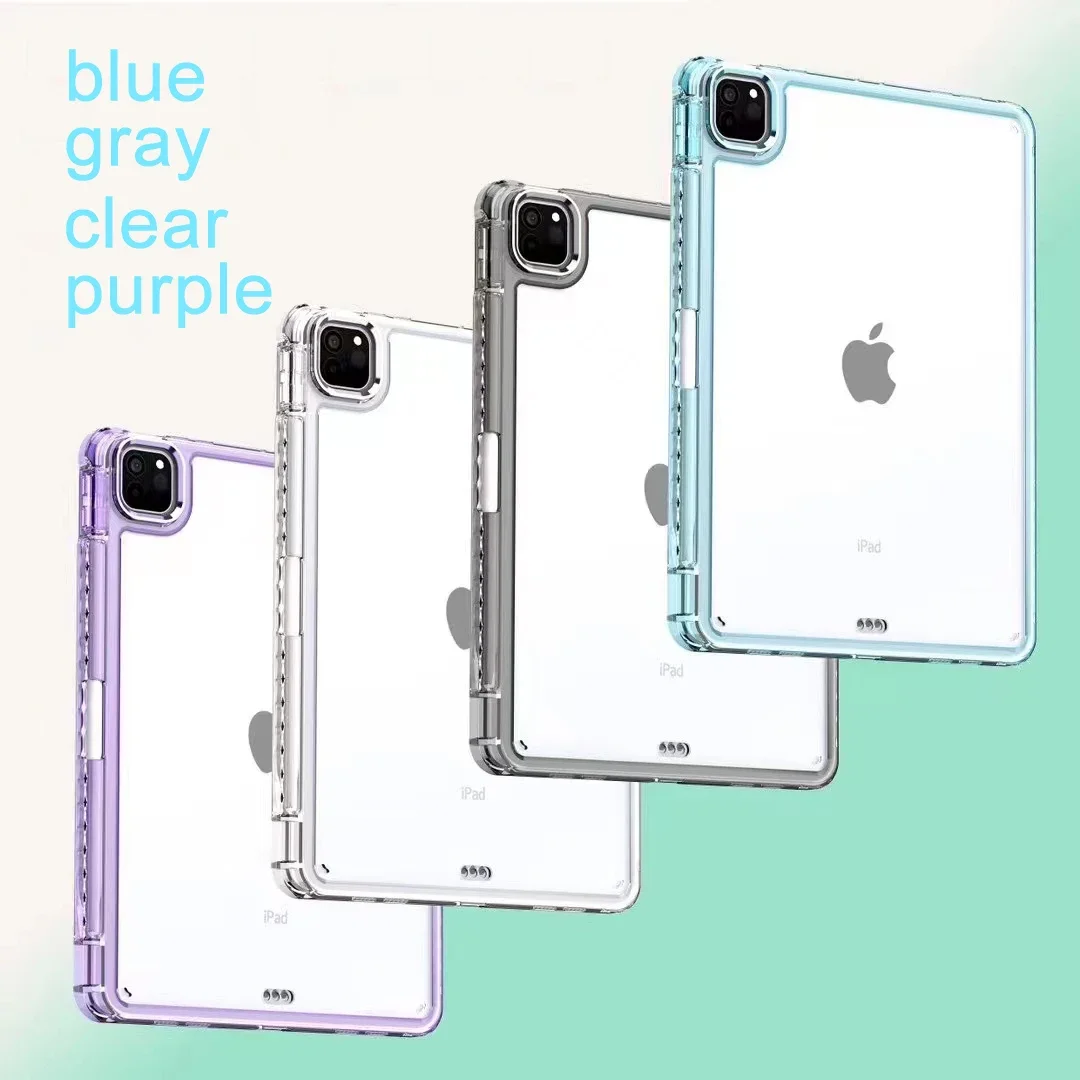 Clear Transparent Case For iPad Air Pro MINI Shockproof Soft Cases 3 4 5 6 7 8 9 10 2021 2022 9.7 10.5 11 10.9 inch Tablet Cover