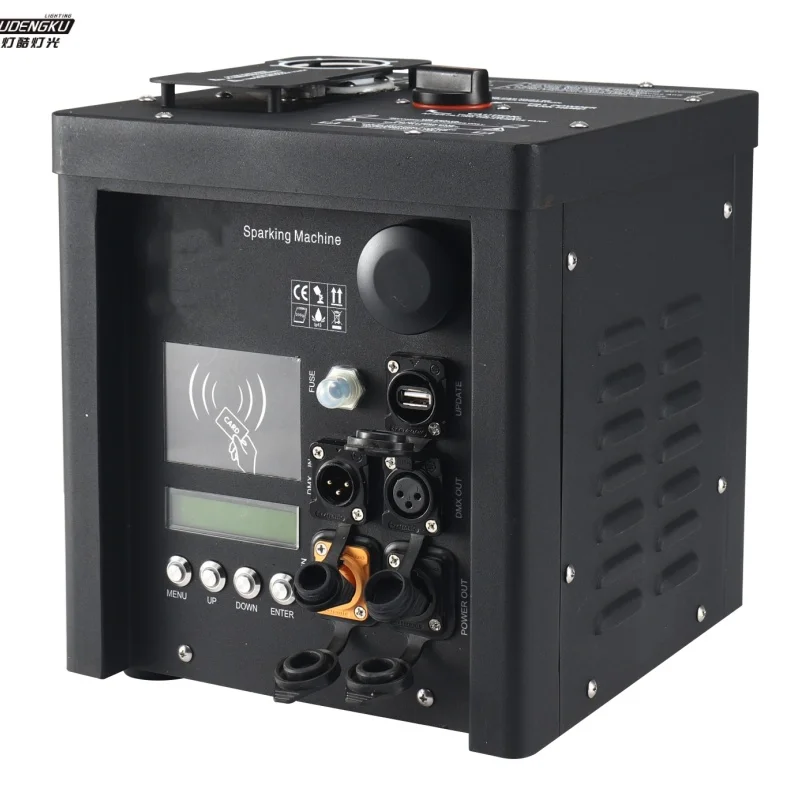 

1 шт., водонепроницаемая уличная машина для холодной искры, 570 Вт, DMX, электрическая машина для холодной пиромашины, DJ, вечеринка, музыка, свадебные шоу