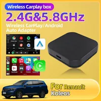 For Renault Koleos Fast Connect Compatible 5G WiFi 2 in 1 Wireless Carplay Box Original Adapter Car Machine Apple Android Auto