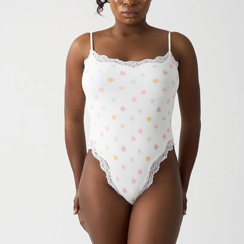 

Faionable Slim Fit Lace Onesie for Women High Waist ort Pant High Faion Trendy Design Sensation Unique Sle by Xin Si Ya