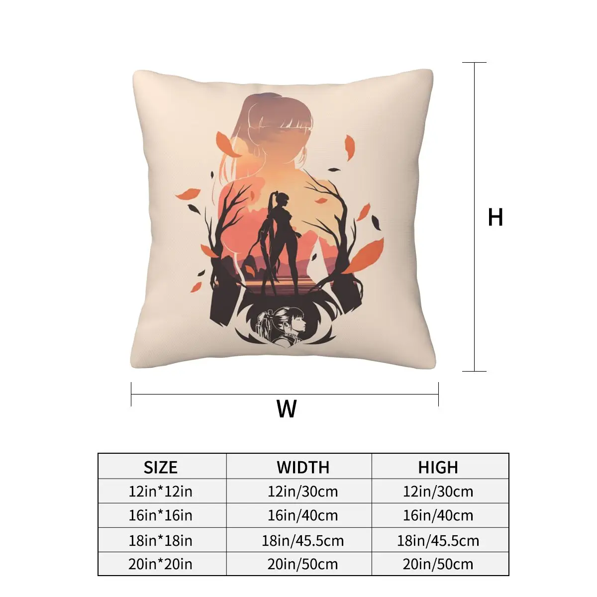 Eve Defense Force Square Pillowcase Cushion Cover Pillow Case Throw Pillow Cover for Home Sofa Living Room