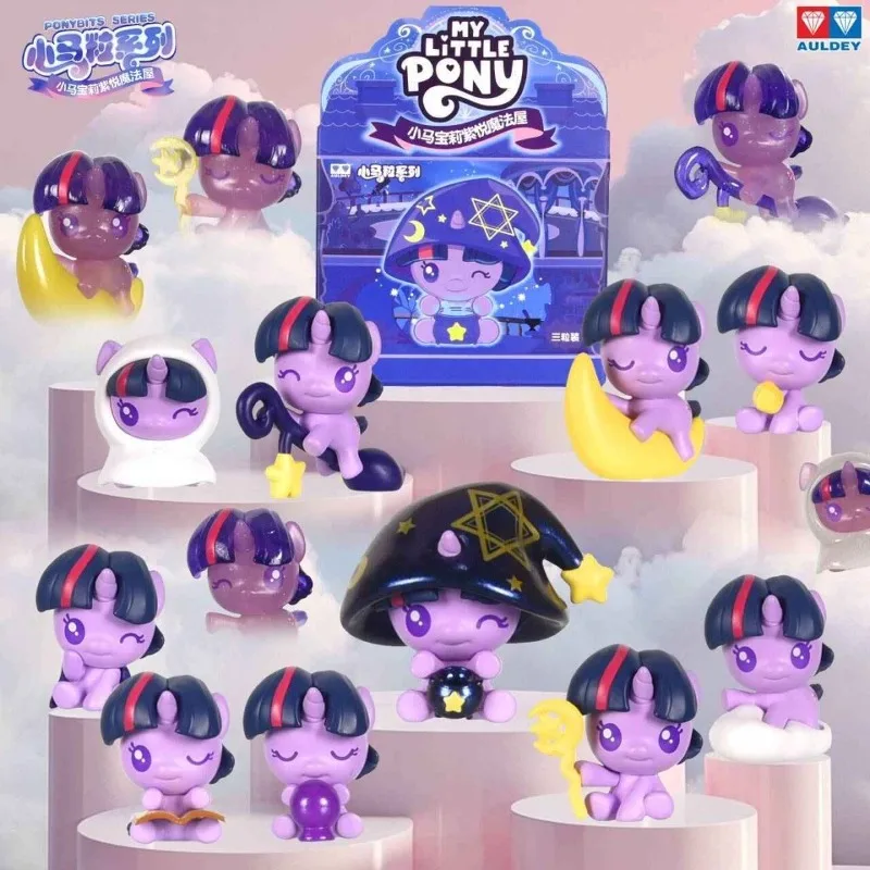 

Auldey My Little Pony Blind Box Toys Anime Figure Twilight Sparkle Magic House Series Luminous Ornament Collection Girls Gifts