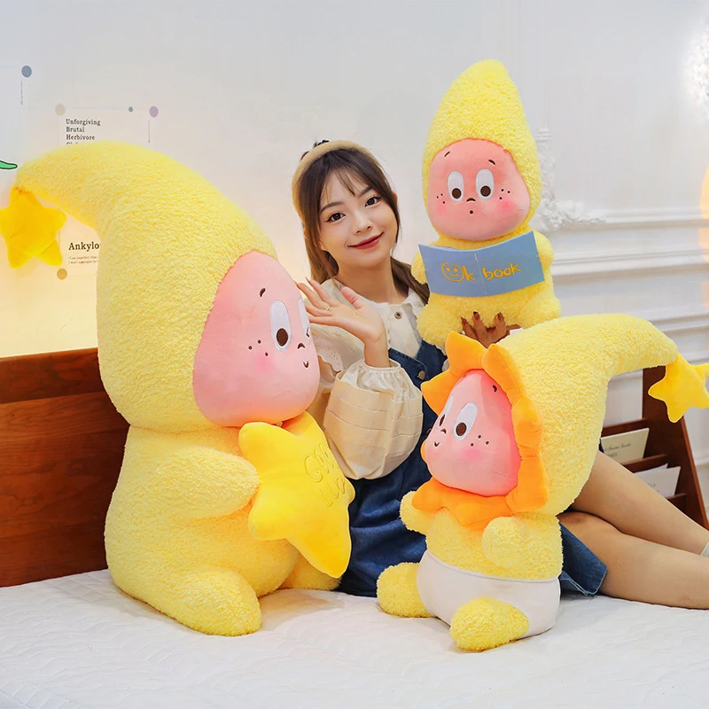 

Кавайная плюшевая игрушка, милая мультяшная кукла в японском стиле, детский подарок на день рождения для детей, мягкие игрушки для мальчиков и девочек