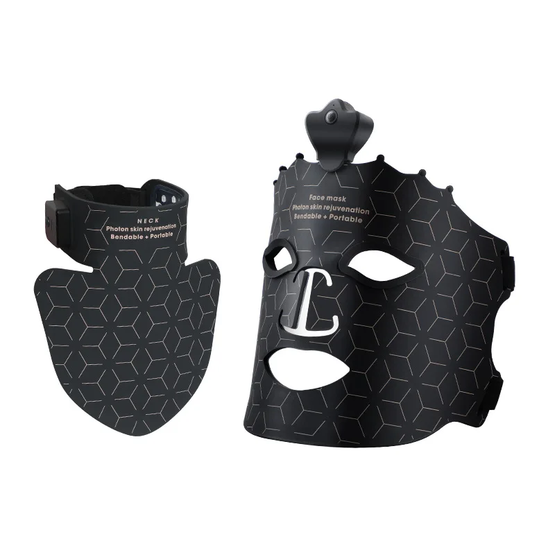 Foldable silicone LED face mask, view 5