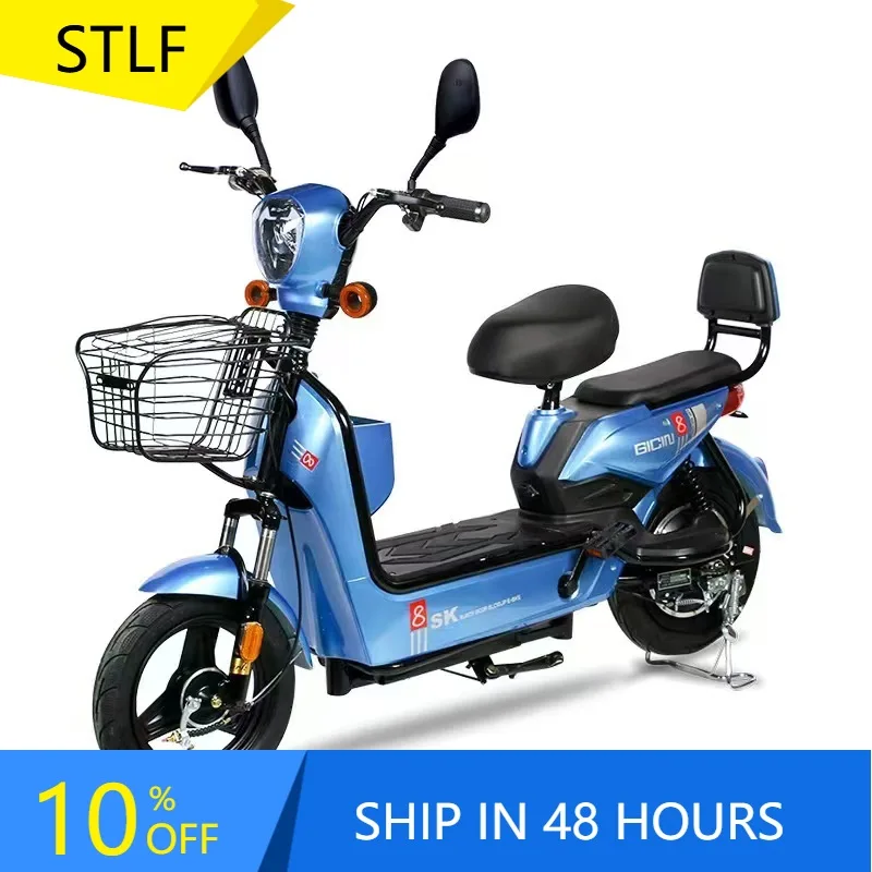 YTYIN Nouveau vélo électrique 48V, vélo de banlieue standard pour adultes, vélo électrique à deux roues, véhicule électrique polyvalent