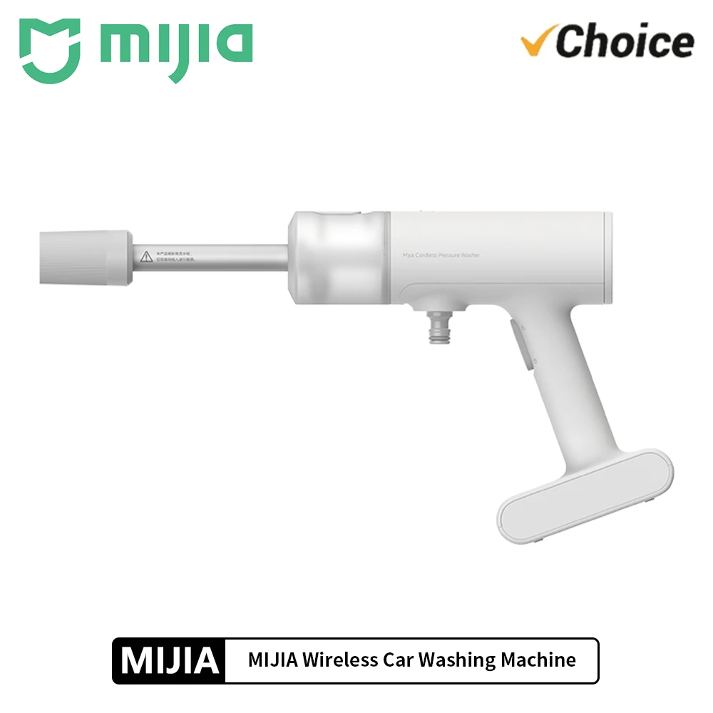 NOVO Lavador de Carros Sem Fio MIJIA para Casa, Pulverizador de Alta Pressão 2.4 MPa, Gerador de Espuma para Limpeza e Cuidados Automotivos CN