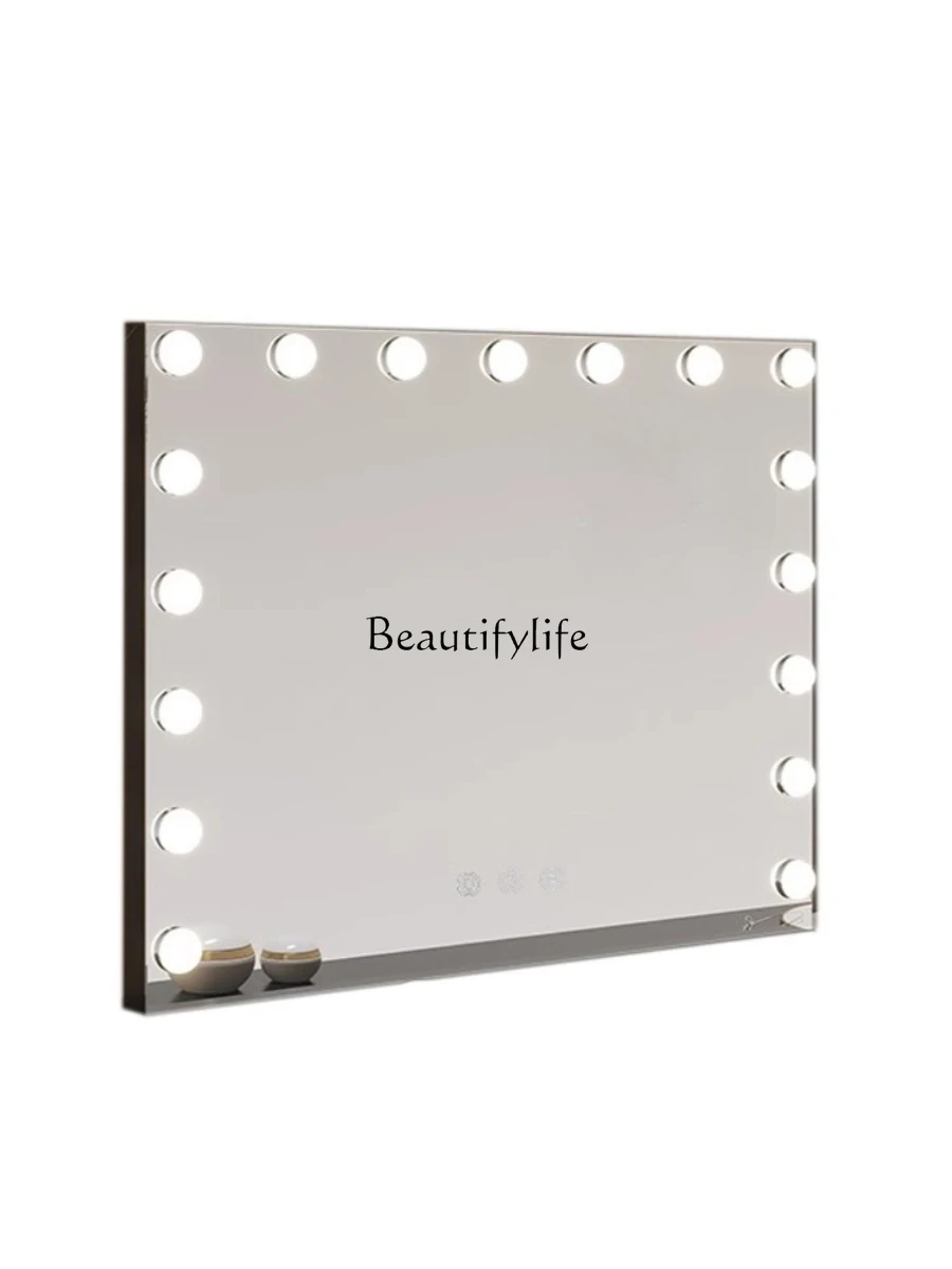 Makeup Aesthetic Studio Mirror Beauty Makeup Studio Wedding Shop with Light Bulb Mirror