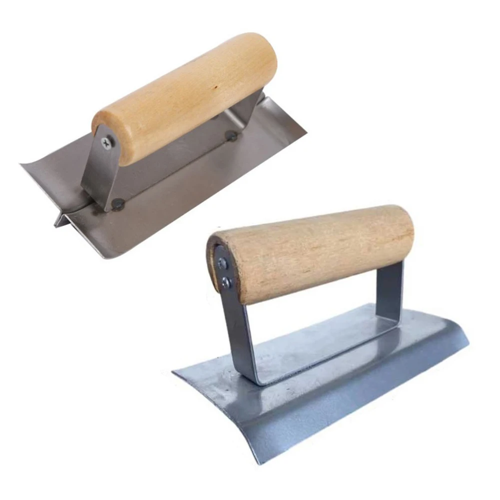 

1pc Inner Outer Corner Trowel 90 Degree Half Rounded Trimming Edge Slide Slot Slicer Corner Trowel For Concrete Slabs Walls