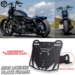 For RH975 Motorcycle License Side Number Plate Holder Bracket For Harley Nightster 975 CNC Aluminium Alloy Bracket Accessories