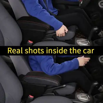 Pro Volkswagen POLO Mk5 6R Vento loketní opěrka 2012-2018, určená pro novou centrální konzolu, upravený úložný box, vylepšené autopříslušenství 10 nejlepší prodej Konzola VW Polo - №4