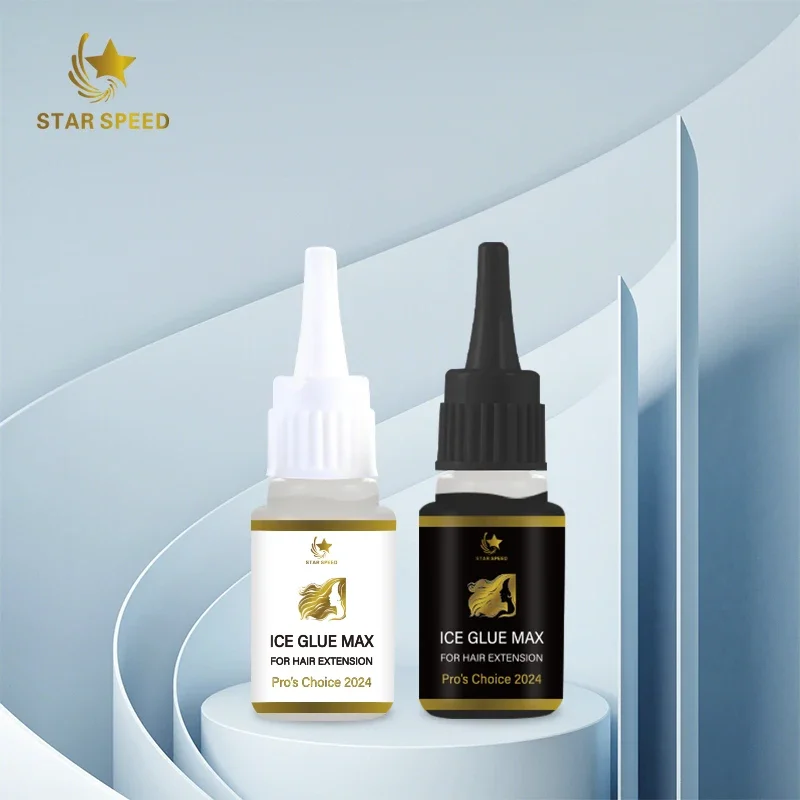 Star Speed – Gel d'extension de cheveux naturels, confort Invisible, glace