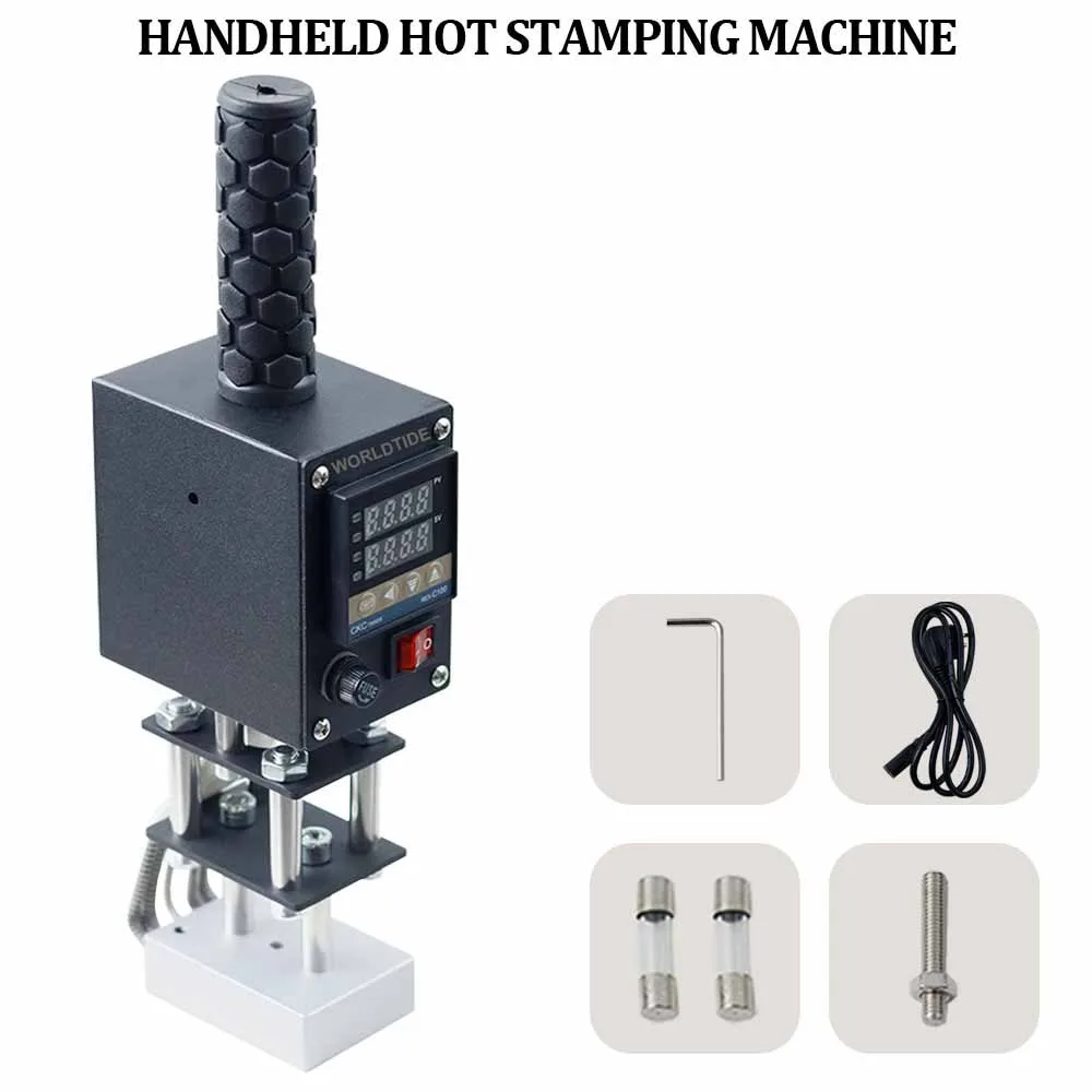 

5*7cm Leather Tools, Handheld Branding Machine, Copper Mold, Stamp, Wooden Logo Label, Soldering, Hot Pressing Tools Only 220V
