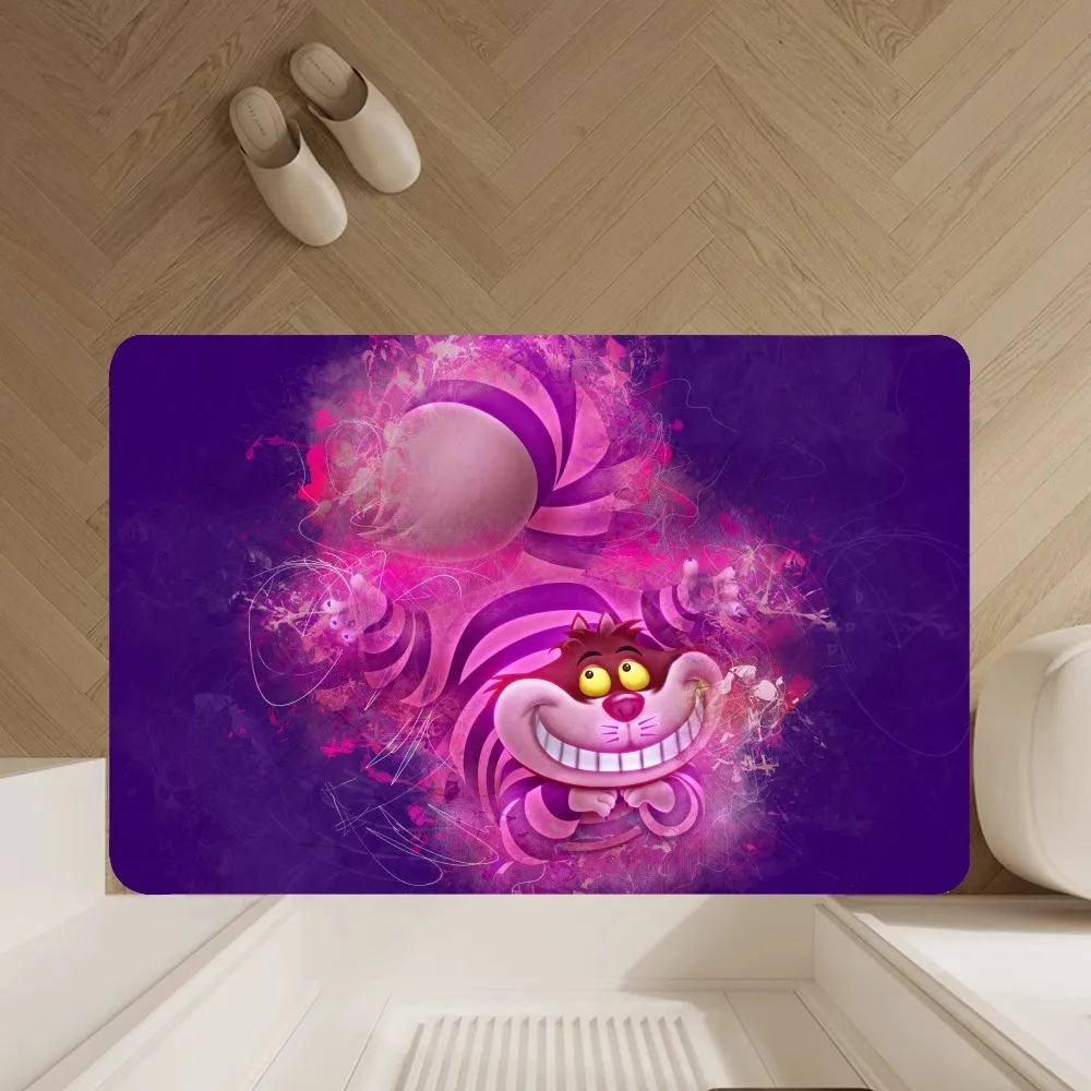 Beast Kingdom Cheshire Cat  Floor Mat Anti-Slip Bathroom Kitchen Bedroom Living Room Entrance Rug Home Decor